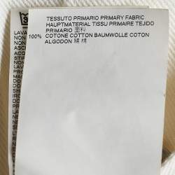 Pre Owned Maison Margiela MM6 White Denim Deconstructed Jacket M