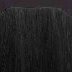 Pre Owned Maison Martin Margiela Black Cotton Fringed Sweatshirt M