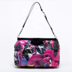 Pre Owned Maison Martin Margiela Multicolor Patent Vinyl Large Pillow Glam Slam Shoulder Bag
