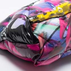 Pre Owned Maison Martin Margiela Multicolor Patent Vinyl Large Pillow Glam Slam Shoulder Bag