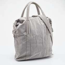 Pre Owned Maison Martin Margiela Grey Fabric Sailor Satchel