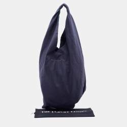 Pre Owned Maison Martin Margiela Navy Blue Fabric Hobo