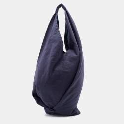 Pre Owned Maison Martin Margiela Navy Blue Fabric Hobo