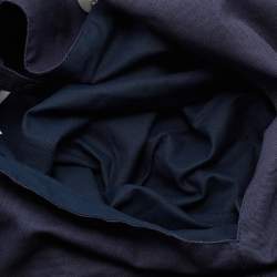 Pre Owned Maison Martin Margiela Navy Blue Fabric Hobo