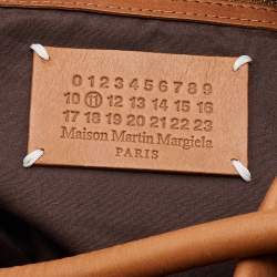 Pre Owned Maison Martin Margiela Brown Leather Shoulder Bag