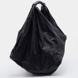 Pre Owned Maison Martin Margiela Black Suede Hobo