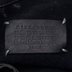 Pre Owned Maison Martin Margiela Black Suede Hobo