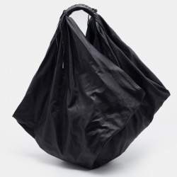 Pre Owned Maison Martin Margiela Black Suede Hobo