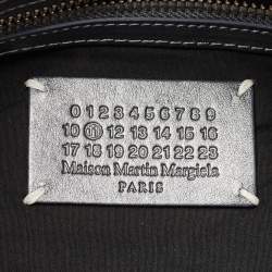 Pre Owned Maison Martin Margiela Silver Leather Shoulder Bag