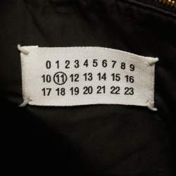 Pre Owned Maison Martin Margiela Black Leather Large Glam Sam Shoulder  Bag