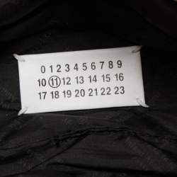 Pre Owned Maison Martin Margiela Yellow/Black Nylon and Leather Belt Bag 