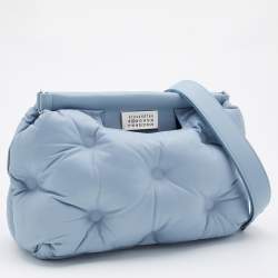 Maison Martin Margiela Blue Leather Glam Sam Shoulder Bag