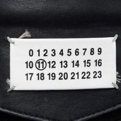 Pre Owned Maison Martin Margiela Black Leather  Glam Sam Bag