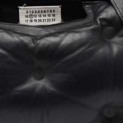 Pre Owned Maison Martin Margiela Black Leather  Glam Sam Bag