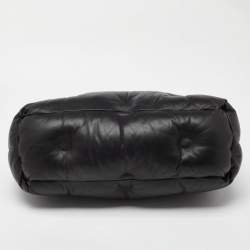 Pre Owned Maison Martin Margiela Black Leather  Glam Sam Bag