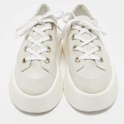 Maison Martin Margiela Grey Suede Tabi Lace Up Sneakers Size 39