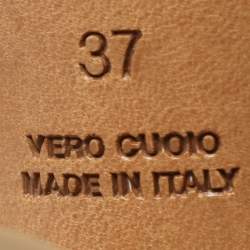 Pre Owned Maison Martin Margiela Beige Knit Fabric Tabi Sock Ankle Length Boots Size 37