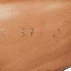 Pre Owned Maison Martin Margiela Black Leather Open Toe Sandals Size 37