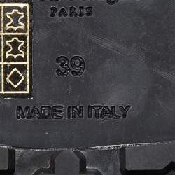 Pre Owned Maison Martin Margiela Brown Leather Midcalf Boots Size 39