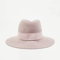 Maison Michel Paris Lavender Felt Virginie Fedora Hat S