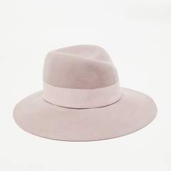 Maison Michel Paris Lavender Felt Virginie Fedora Hat S