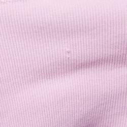 Maje Purple Rib Knit Buttoned Mimosalia Top M