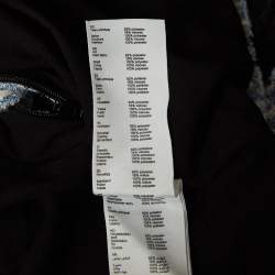 Pre Owned Maje Blue Tweed Button Front Rizuli Mini Dress M