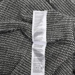 Maje Black/White Tweed Sleeveless Jumpsuit XXS