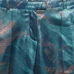 Pre Owned Maje Multicolor Lurex Trousers XS