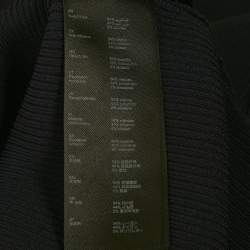 Pre Owned Maje Midnight Blue Rib Knit Cut-Out Detail Rolora Maxi Dress L