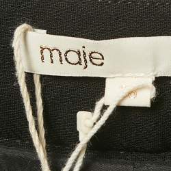 Pre Owned Maje Pink Tweed Mini Skirt XS