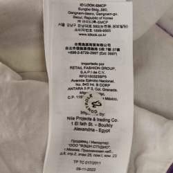 Pre Owned Maje Purple Tweed Lapraia Bralette Top M