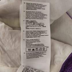 Pre Owned Maje Purple Tweed Lapraia Bralette Top M