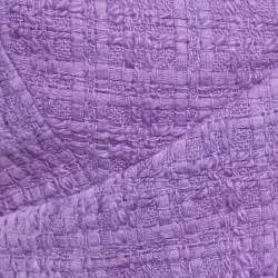 Pre Owned Maje Purple Tweed Lapraia Bralette Top M