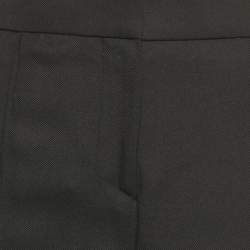 Pre Owned Maje Black Gabardine Tailored Trousers M