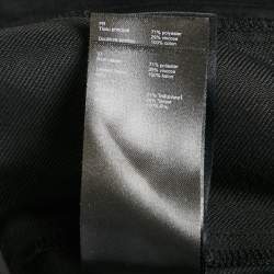 Pre Owned Maje Black Gabardine Tailored Trousers M