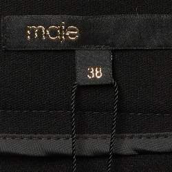 مملوكة مسبقًا تنورة ميديام ماج كريب سوداء جيبا قلم - مقاس متوسط