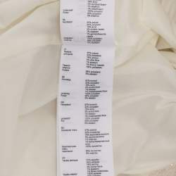 Pre Owned Maje Cream/Silver Tweed Dress M