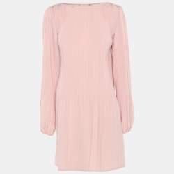 Pre Owned Maje Pink Viscose Dress S