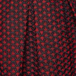 Maje Rouje Embroidered Mesh Juliette Flared Skirt S