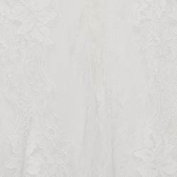Maje White Lace Long Sleeves Blouse L