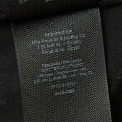 Pre Owned Maje Black Mesh Embellished Midi Dress M