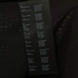 Pre Owned Maje Black Mesh Embellished Midi Dress M