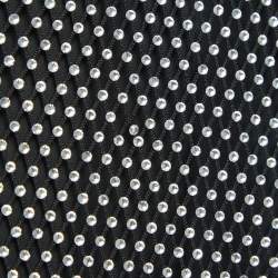 Pre Owned Maje Black Mesh Embellished Midi Dress M