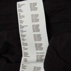 Pre Owned Maje Black Sequin Crepe Pleated Mini Dress S