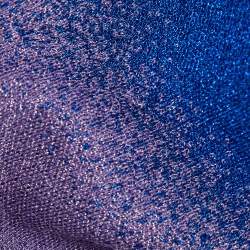 Pre Owned Maje Multicolor Lurex Knit Sleeveless Mini Dress M