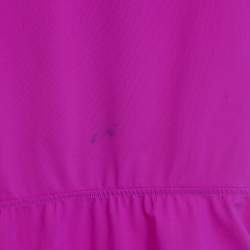 Pre Owned Maje Pink Jersey Plunging Neck Tilio Bodysuit L