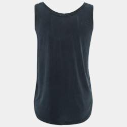 Maje Black Jersey Tableau Tank Top M