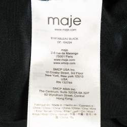 Maje Black Jersey Tableau Tank Top M