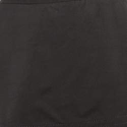 Maje Black Linen Blend Skort L